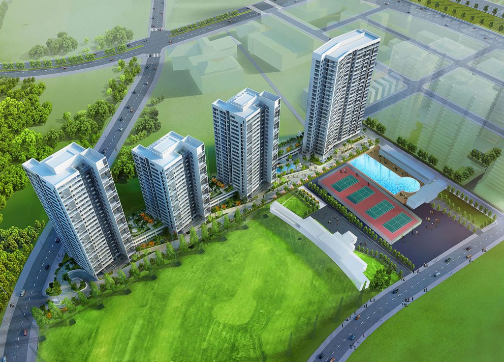 cho thuê Green Valley 2PN
