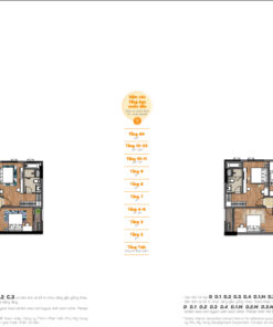 Layout mặt bằng The Horizon Hồ Bán Nguyệt